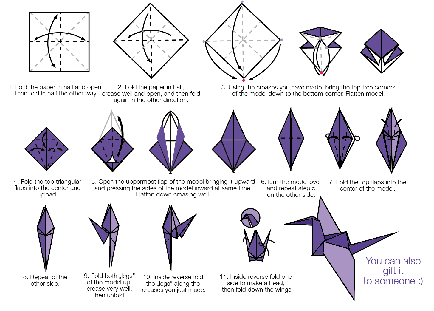 Origami-crane-manual